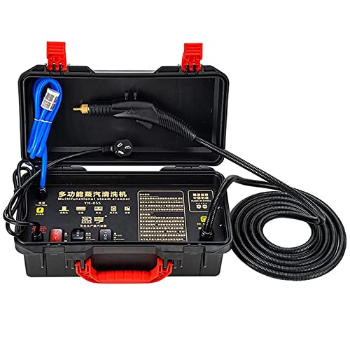 High Pressure Steam Cleaner, 3000W Handheld High Temp Portable Cleaning Machine for Heavy oils and Heavy Stains