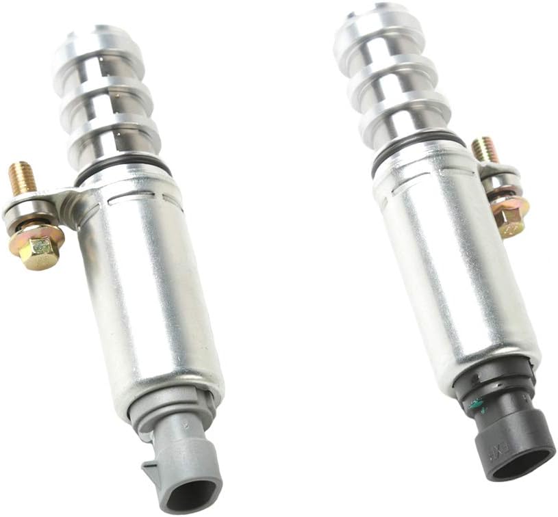 MOCA Timing Solenoid Valve Set VVT Cam Phasers Compatible with 2010-2017 for GMC Terrain 2.4L, 2011-2016 for Buick Lacrosse 2.4L, 2010-2017 for Chevrolet Equinox 2.4L, 2009-2010 for Pontiac G5 2.2L