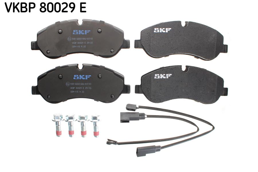 SKF Fren Balatası Ön Ford Transit 2.2 TDCI 13, 2.2 TDCI RWD 13, Transit Custom 2.2 TDCI 12 Vkbp 80029E - Vkbp 80029 E