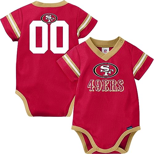 Image of Gerber NFL Unisex Baby Nfl Team Jersey Onesie Bodysuit