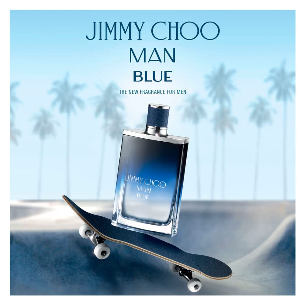 JIMMY CHOO - Man Blue Eau de Toilette - Mens Fragrance - Aromatic Leathery Woody - With notes of Black Pepper Cypress & Sandalwood product thumbnail 4
