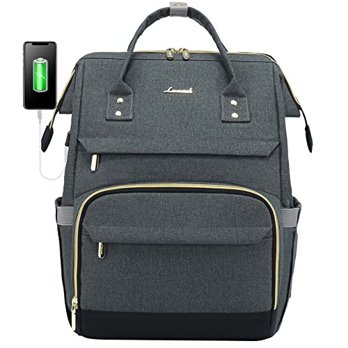 LOVEVOOK Laptop Backpack for Women Fashion 15.6-Inch Computer Backpack for Work Travel Business Teacher Nurse Bag School Bookbag Backpack Purse