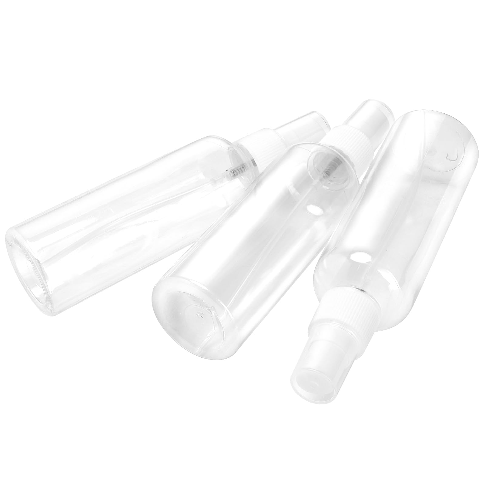 40 flaconi spray da 100 ml, in plastica trasparente con coperchio, bottiglie spray da viaggio per acqua, profumo, trucco e allocazione