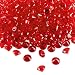 Super Z Outlet Acrylic Color Faux Round Diamond Crystals Treasure Gems for Table Scatters, Vase Fillers, Event, Wedding, Birthday Decoration Favor, Arts & Crafts (1 Pound, 240 Pieces) (Red)