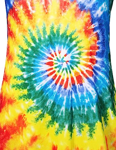 Disfraz Hippie para Niñas Colorido 60s 70s 3-14 Años miniatura 5