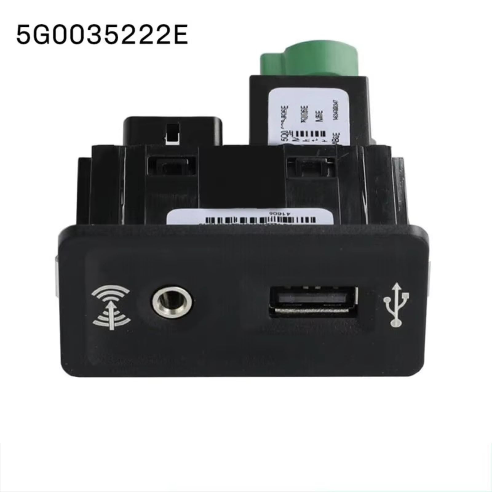 Toma De Puerto USB Auxiliar Interfaz USB AUX Del Coche Compatible Con VW Para Golf 7 Para Lamando USB + Kit De Adaptador De Conector De Interfaz Auxiliar Carplay Switch 5G0035222E