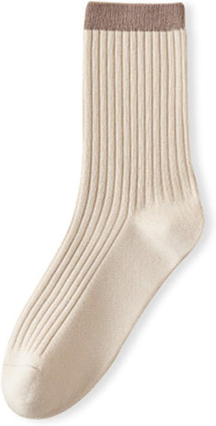Cotton Socks Women's Stacked Socks Cotton Socks Anti-odour Mid-calf Socks Work Walking