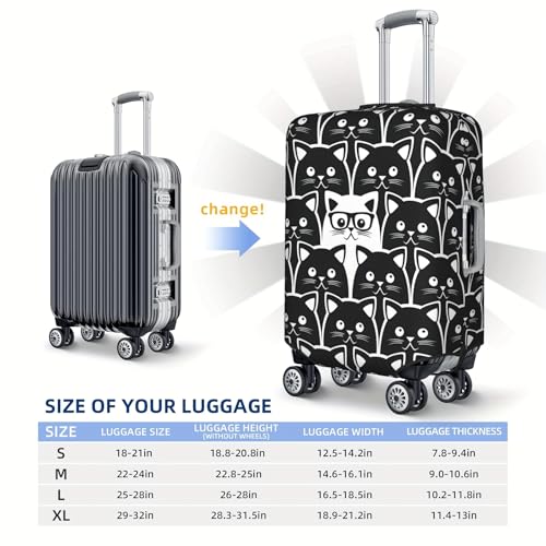 Housse de bagage anti-rayures lavable pour protéger votre valise