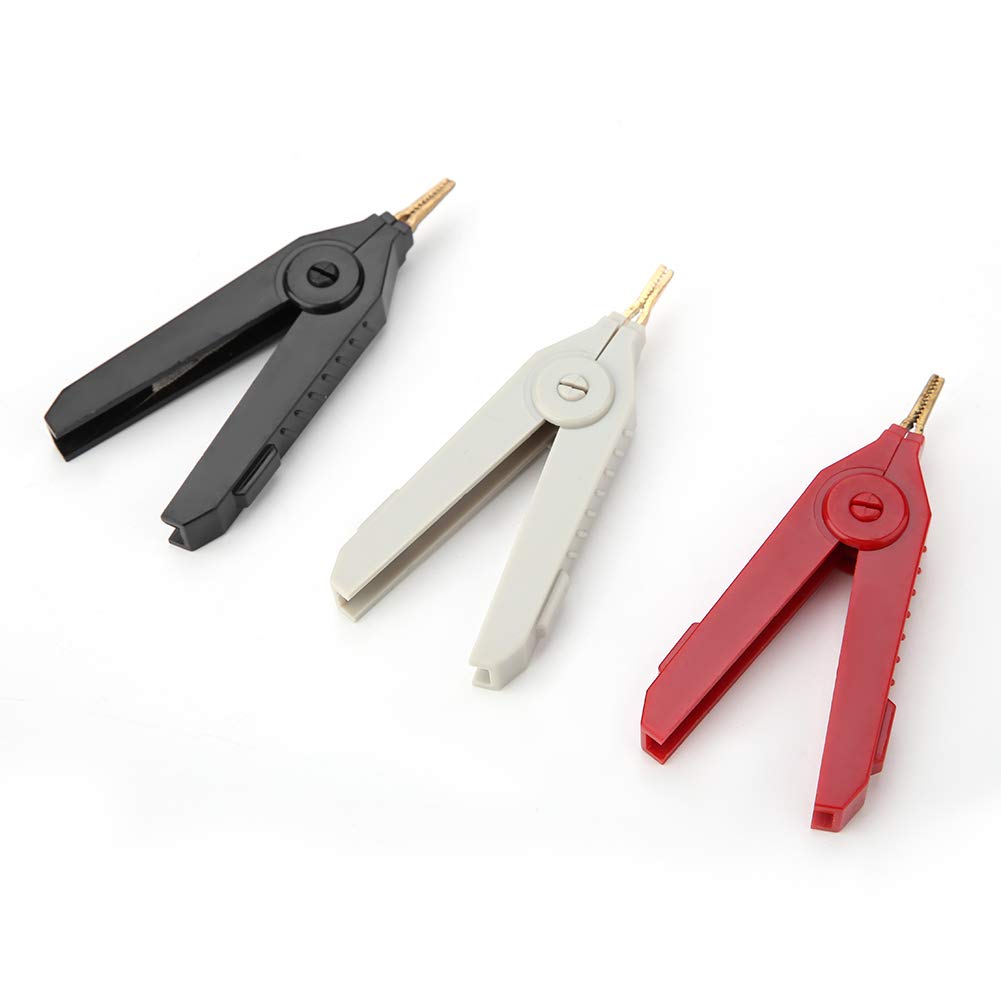 P2004 3 Pezzi Rame, Pinza di Test 20A Placcato Oro Kelvin L CRClip