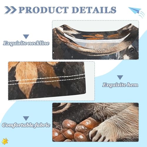 Kids Swimsuit Watercolor Raccoon Cartoon Sunscreen T-Shirts Swimwear Sets UPF 50+3