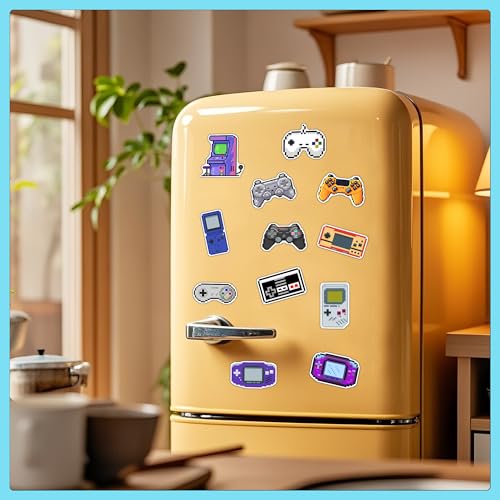 Imanes Decorativos de Control de Juego Pixel 12 Pcs miniatura 4