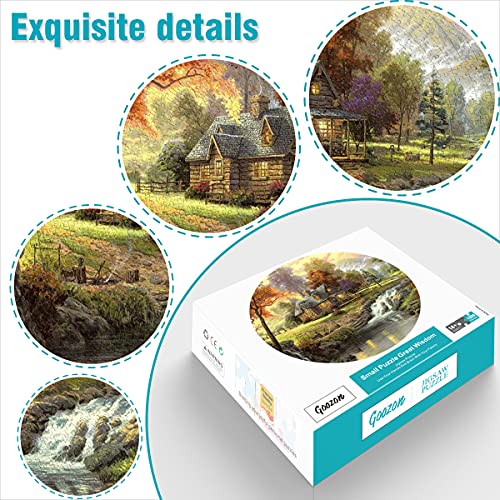 CAFO 1000 Teile Puzzle-Kreise für Erwachsene und Kinder Thomas Kinkade fordern Sie Sich heraus 26,5"x 26,5" Papierpuzzle – Bild 4