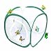 Trasfit 12 Inch Collapsible Insect and Butterfly Habitat Terrarium, Easy Zip-Open Door