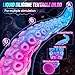 Fantasy Tentacle Dildo Sex Toys - 12.9'' Huge Anal Dildo Adult Toy, Strong Suction Cup Monster Dildo Anal Toys for C U G-Spot Stimulation, Silicone Horse Dildo Machine for Men Women Couples Sex Toy