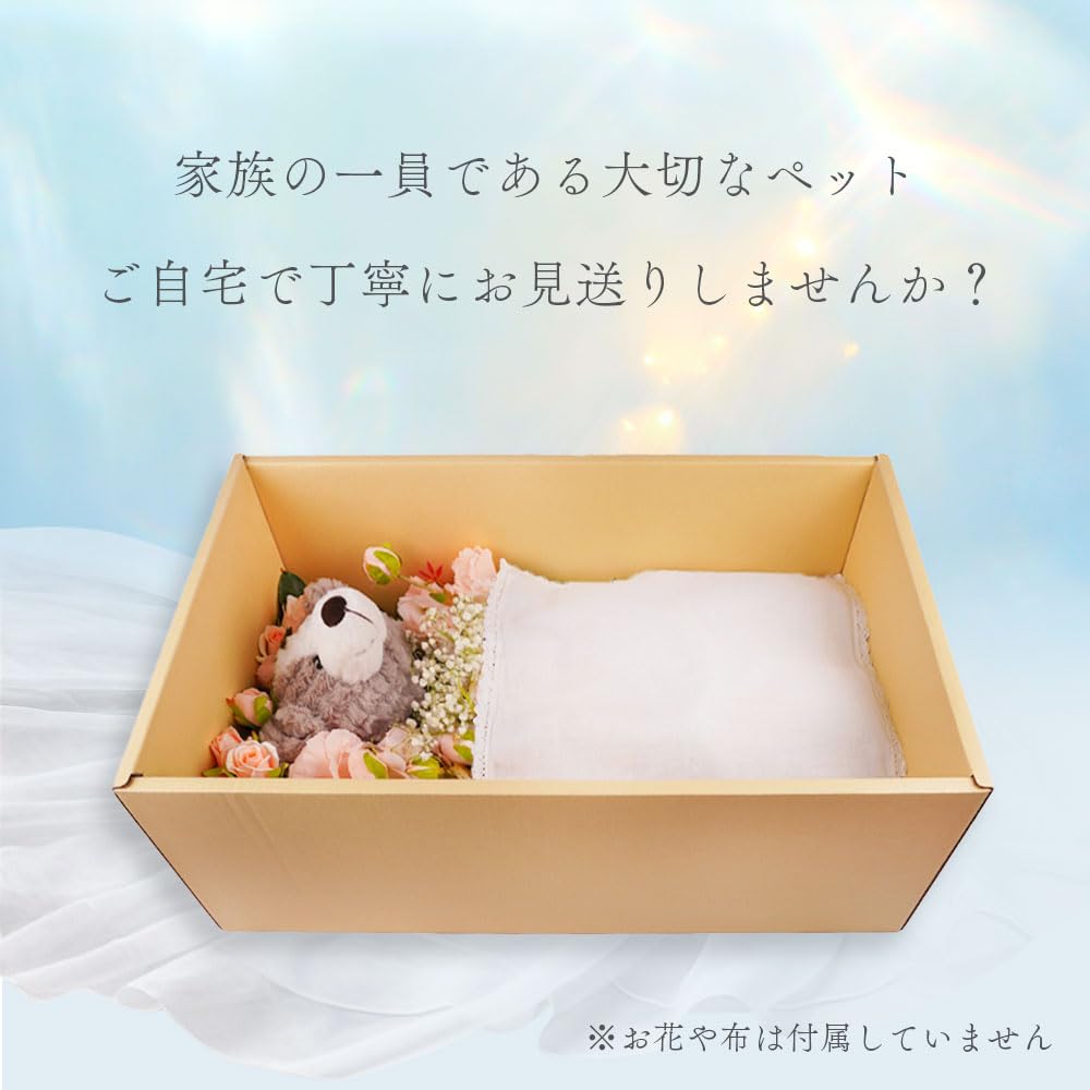 Amazon.co.jp: ペット 棺桶 イエロー系【 ペットシート 線香 説明書 