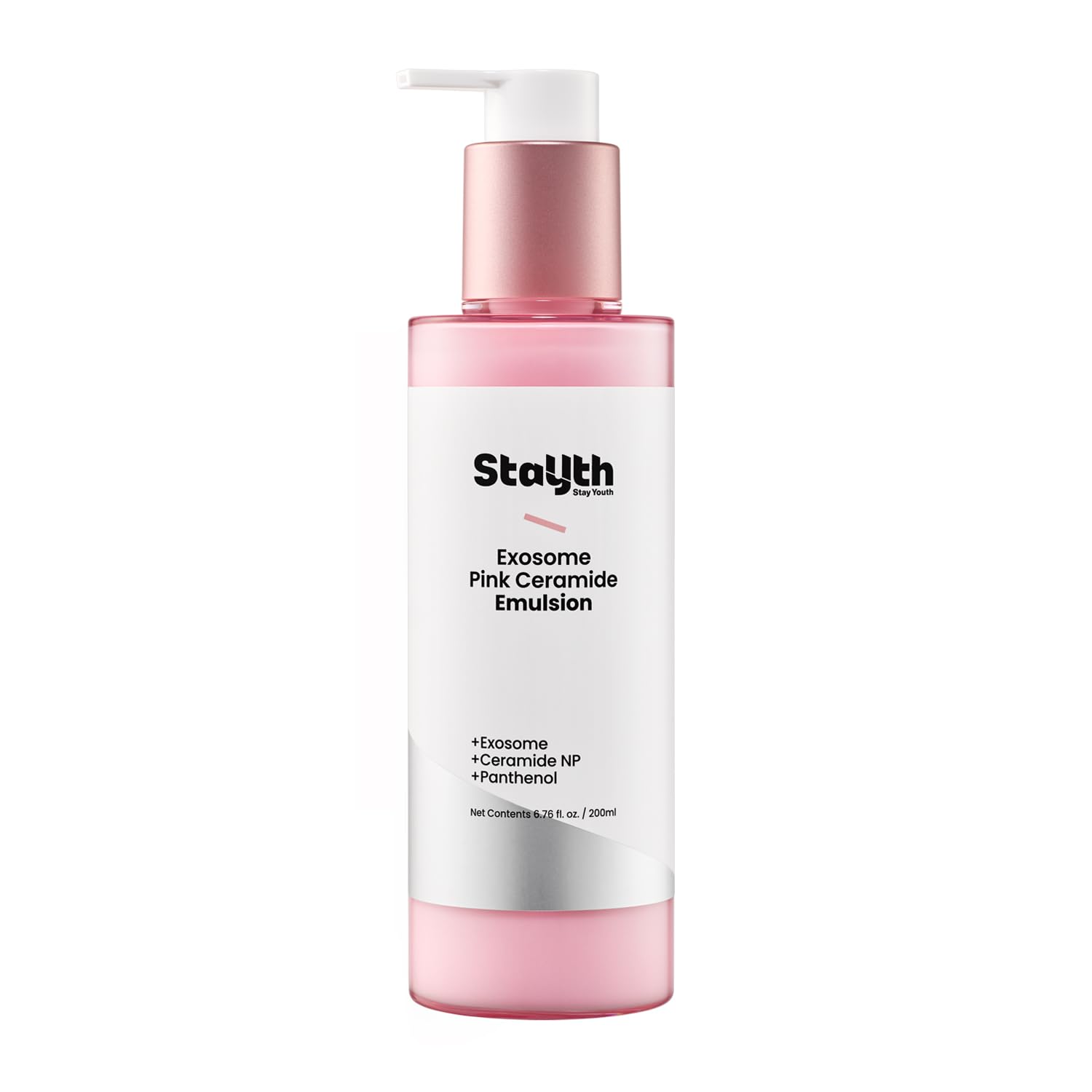 Barrier Milk Pink Lotion, Hydrating Ceramide Moisturizer for Dry Skin, Lightweight Korean Facial Lotion with Exosome & Vitamin B12, Daily Moisturizer for Sensitive Skin, 200ml