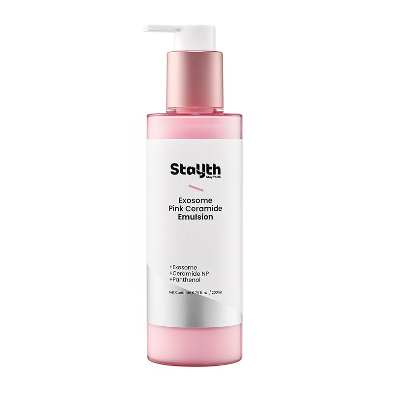 StayUth Loção Facial Rosa com Ceramidas, Textura Leite e Vitamina B12