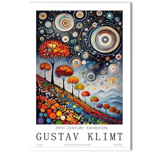 Gustav Klimt posters abstract art wall decor Klimt canvas wall art botanical wall art landscape canvas wall art stylish wall decor abstract landscape wall art