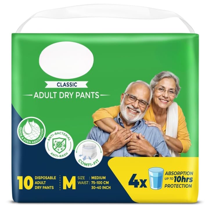 Adult Diaper Pants, Long Protection Hours, Unisex, Quick & Even Absorption, Leakproof, Anti-Bacterial, Odour Control, Wetness Indicator, Soft & Comfortable, Disposable Adult Diapers (XXL-XXXL (10 Count))-image-21
