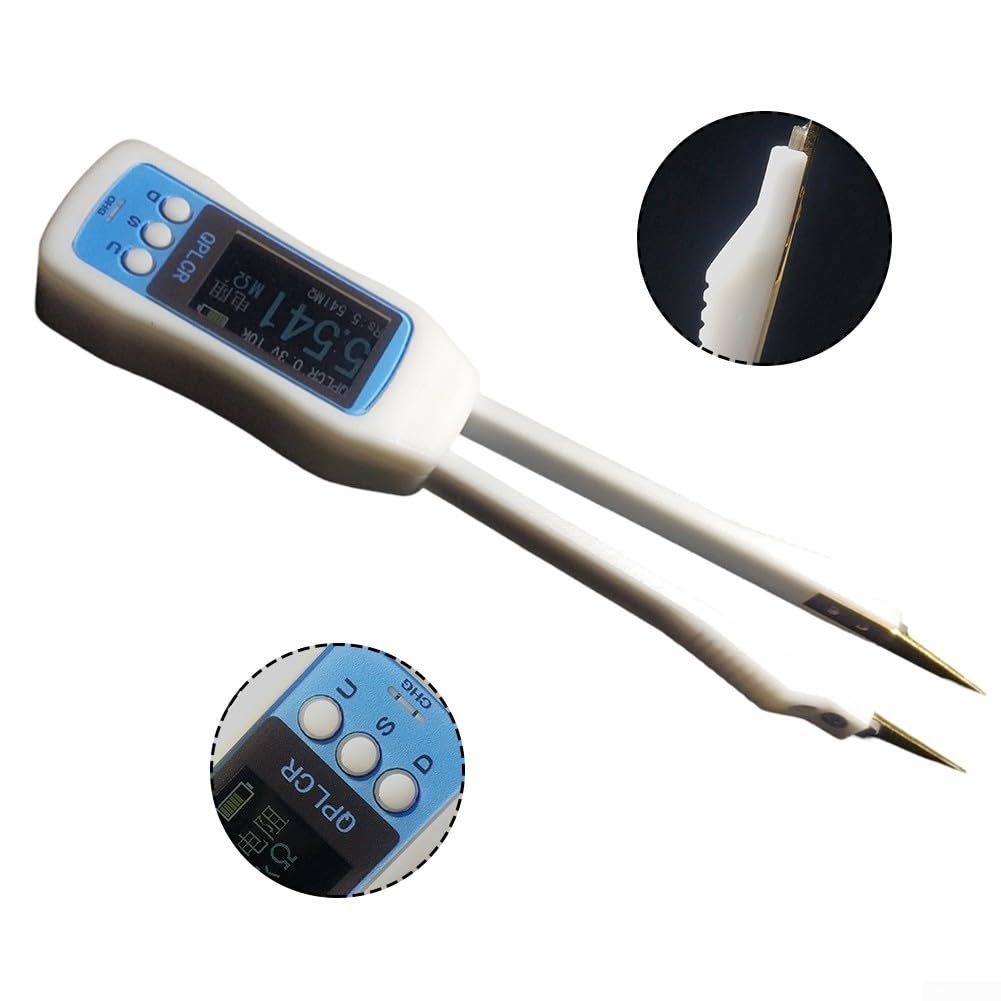 Pinzette LCR per ponte, 100Hz/1KHz/10kHz, per test componenti SMD