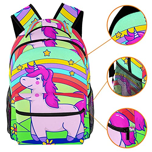 Sac à dos dinosaure et licorne multicolore pour écoliers durables