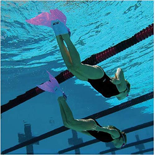 image for OVKMANG Swim Fins for Kids and Adult, Mermaid Flippers, Wave Monofin L