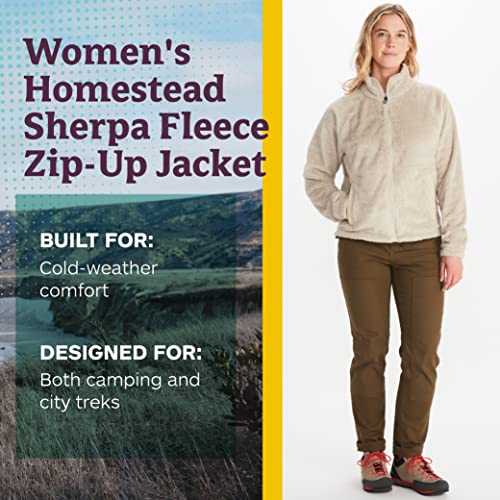 Image of MARMOT Women's Homestead Full-Zip Jacket - Blanket-Soft High-Pile Sherpa Fleece