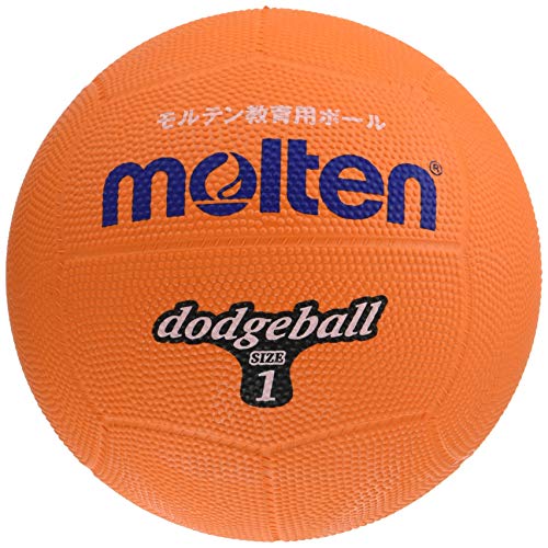 Molten D1OR Dodge Ball, Rubber No. 1, Orange