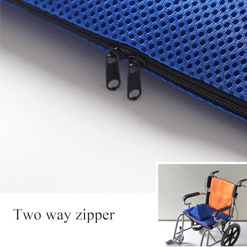 Cojín para silla de ruedas antiescaras, extraíble y lavable, para alivio de presión y comodidad