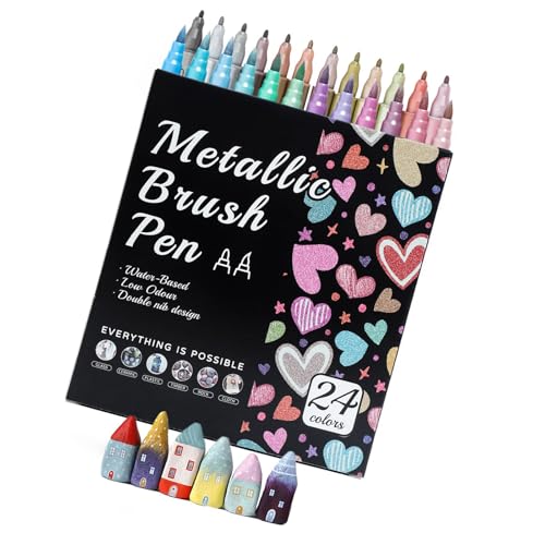Marqueurs de couleurs riches avec étui de rangement pour projets d'artisanat