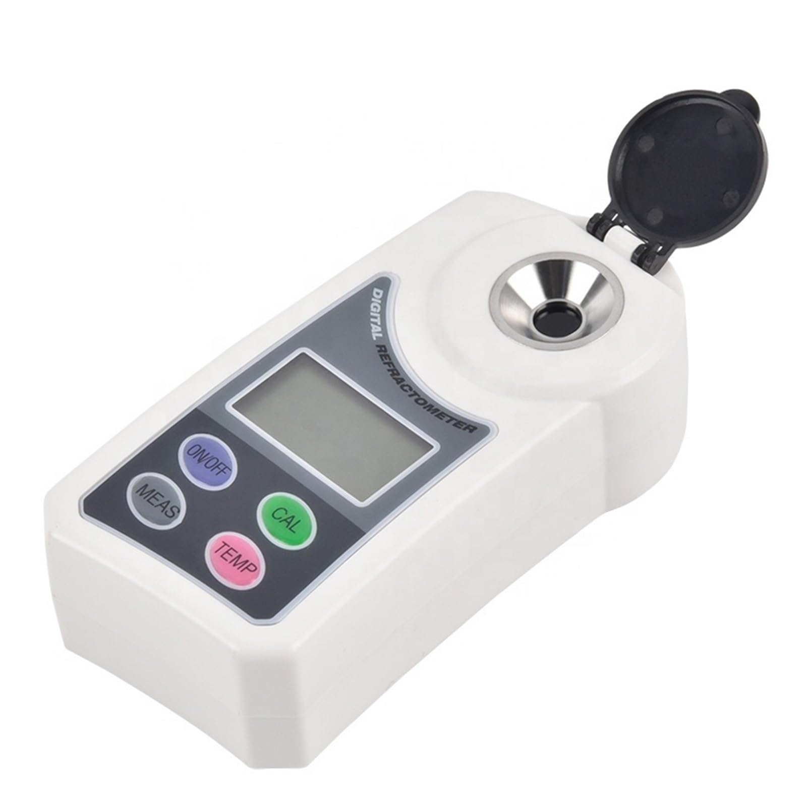 Refractómetro Digital Flagfront Meter Refractómetro Compensación automática de Temperatura Rango de refractómetro 0-55%, ±0.2% Precisión