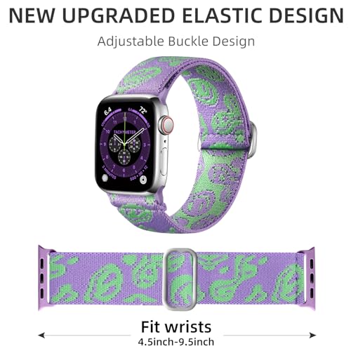 Image of DaQin 3 Pack Stretchy Solo Loop Compatible with Apple Watch Bands Men Women