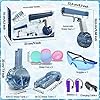 SUZUTOY Electric Water Guns for Kids Adults, 434CC+58CC High Capacity Squirt Guns Up to 32 FT Range, One-Button Automatic Strongest Water Blaster Summer Party Swimming Pool Beach Outdoor Activity