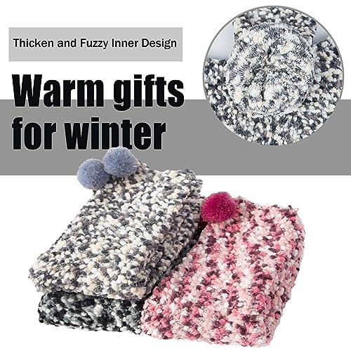Kotashion Donna Inverno Calze Calzini Regalo Natalizi Ragazza Cupcake Calzini Termici Divertenti AccessoriRegali di compleanno di San Valentino e Festa della Mamma in vari colori Calze