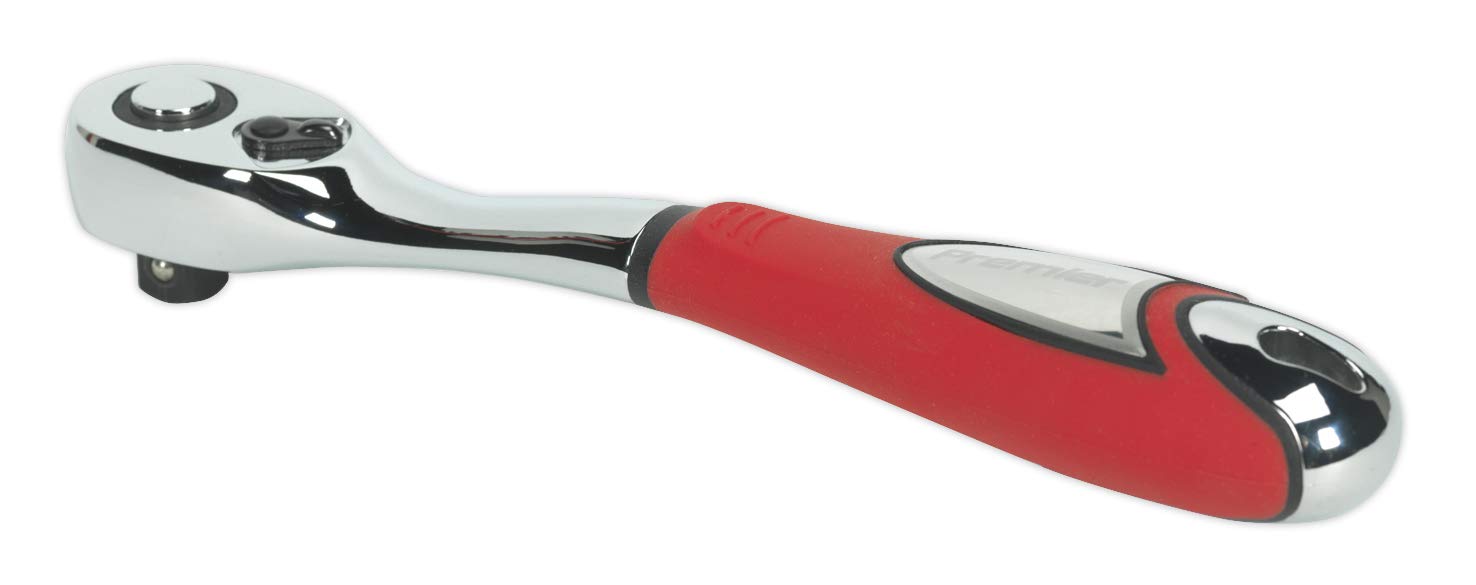 Sealey Ratchet Wrench Offset Handle 1/2"" Square Drive Ergonomic Design AK968