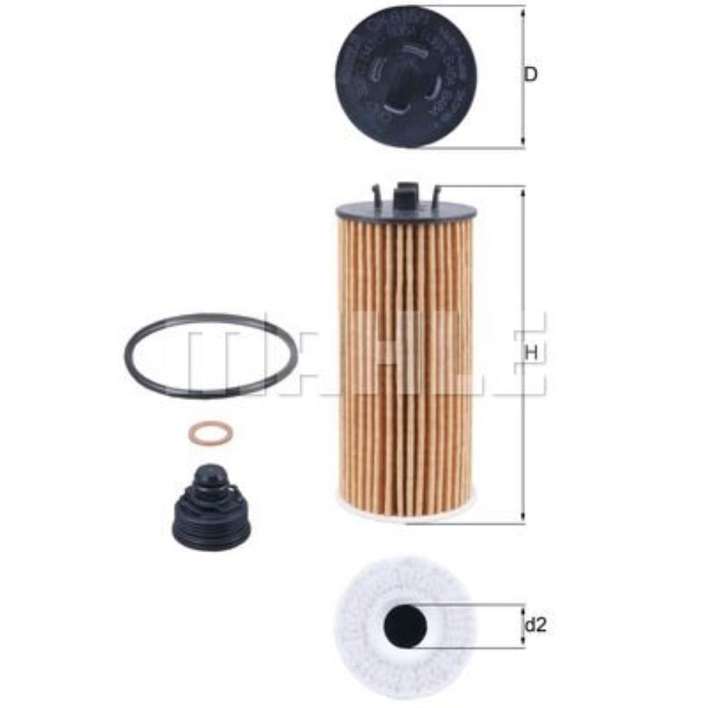 Pacchetto di ispezione pacchetto di manutenzione filtro con olio motore da 5 l TWIN POWER TUBO 5W-30, filtro olio, vite di chiusura