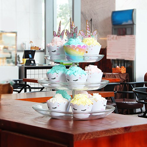 AMZTM Decorazioni per Torte Cupcake Toppers e Set