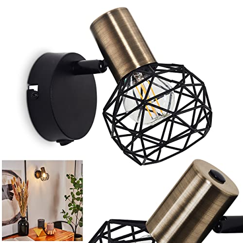 Applique murale Palmira spot orientable avec interrupteur intégré