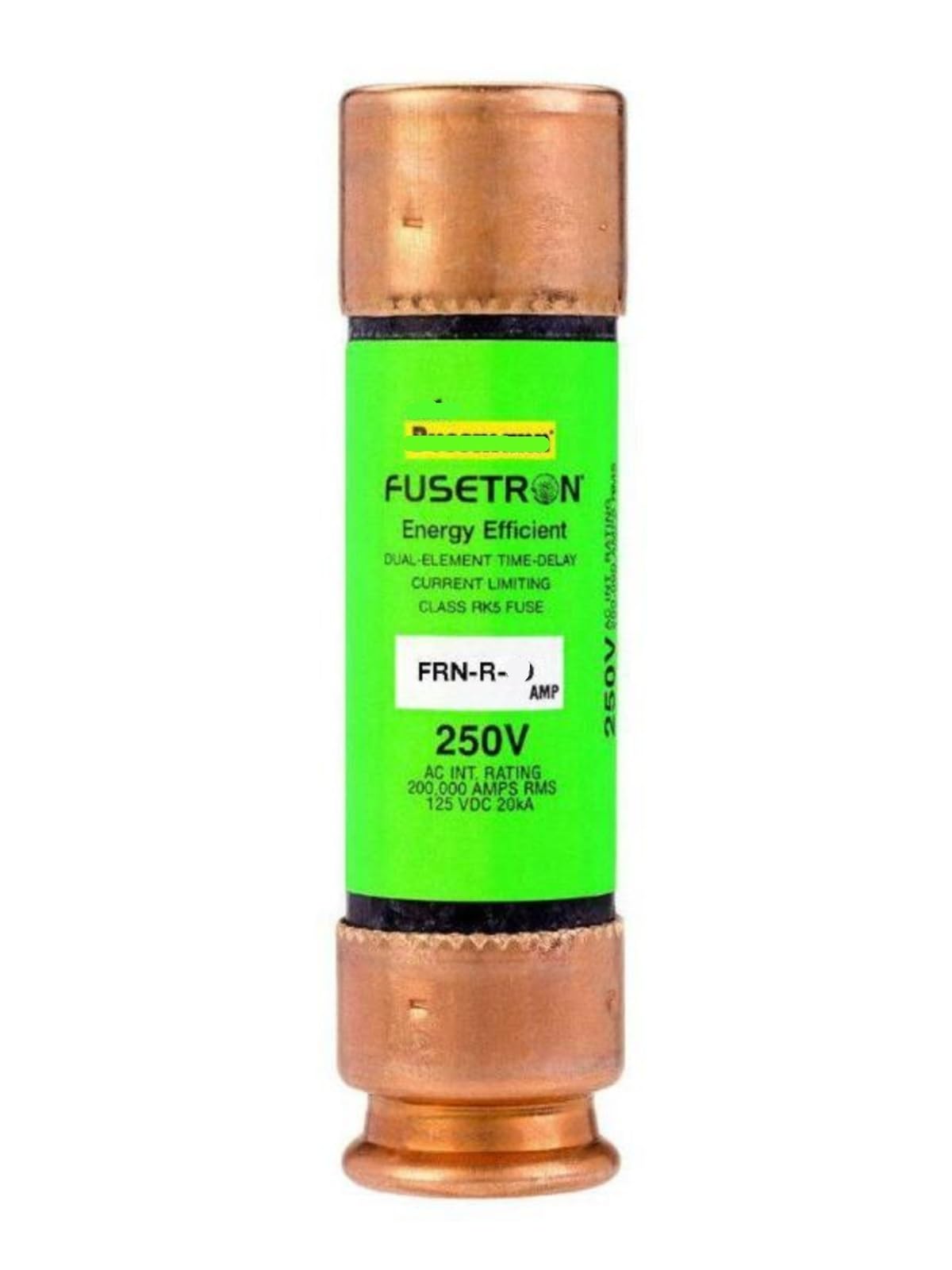 Rfxogtyfz 5V Fuse Frn-R-35-40-50-60 60A 21 * 76Mm 250Vac Class Rk5(Frn-R-50 50A 50A 250V)
