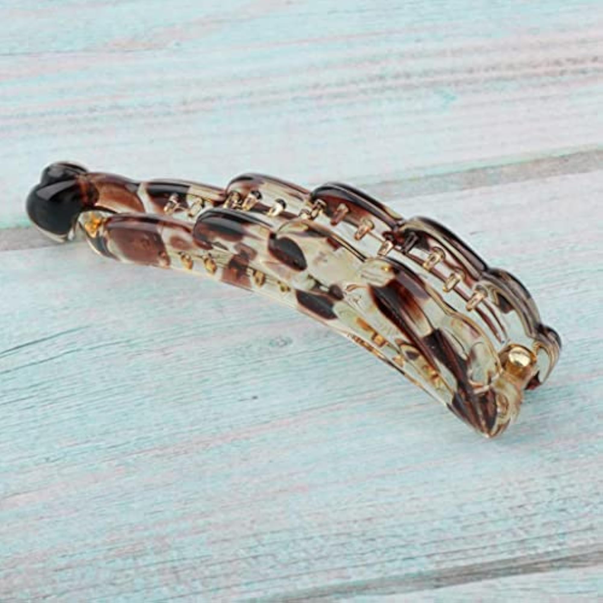 3pc Banana Style Hair Clip Set, Hair Accessories