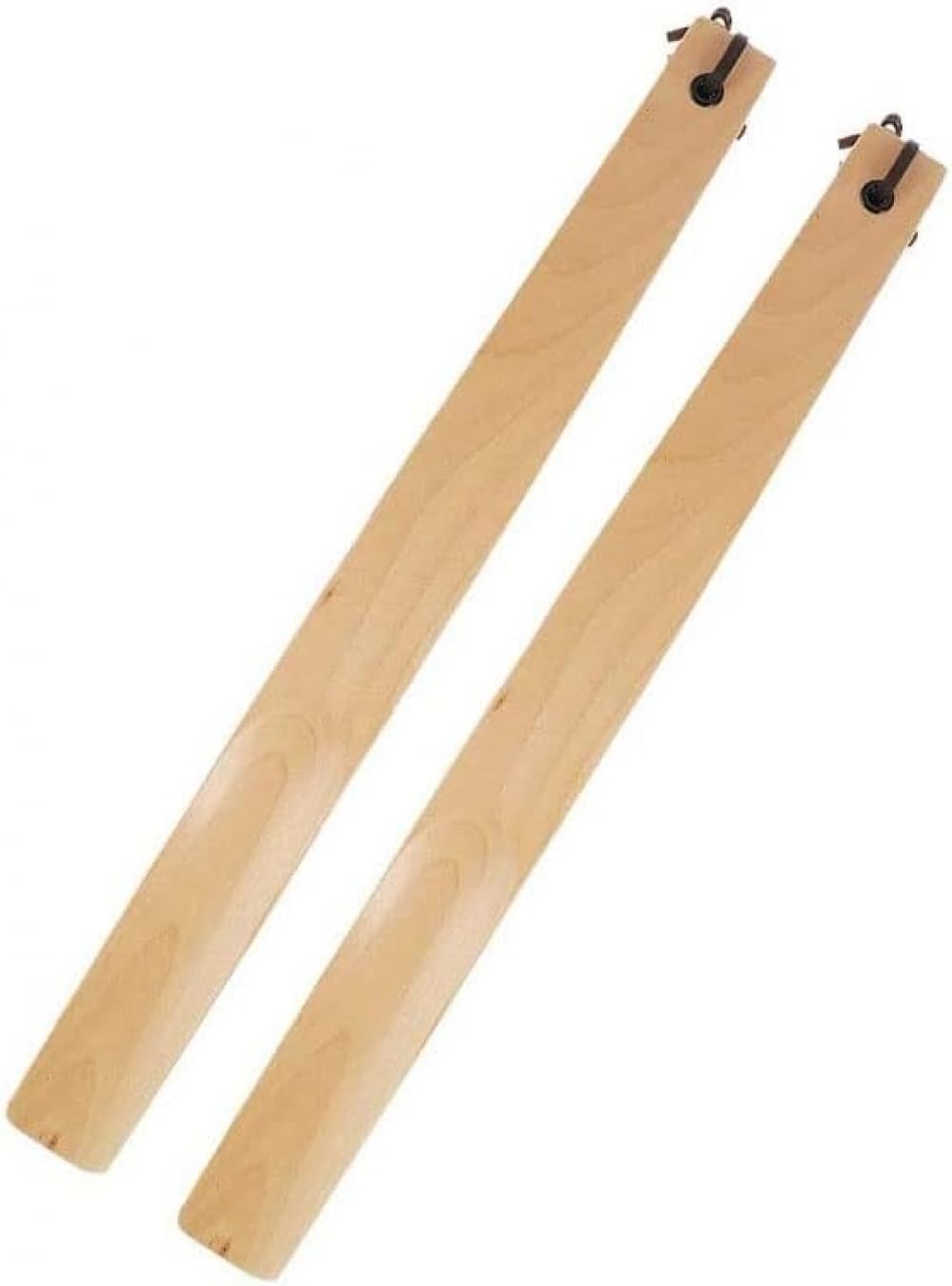 Calzador, calzador largo, Calzador de mango largo Mango corto de madera con correa de cuero de vaca Calzador fácil de llevar for viajes Ayudante de zapatos, for hombres mayores que usan ayudante de za