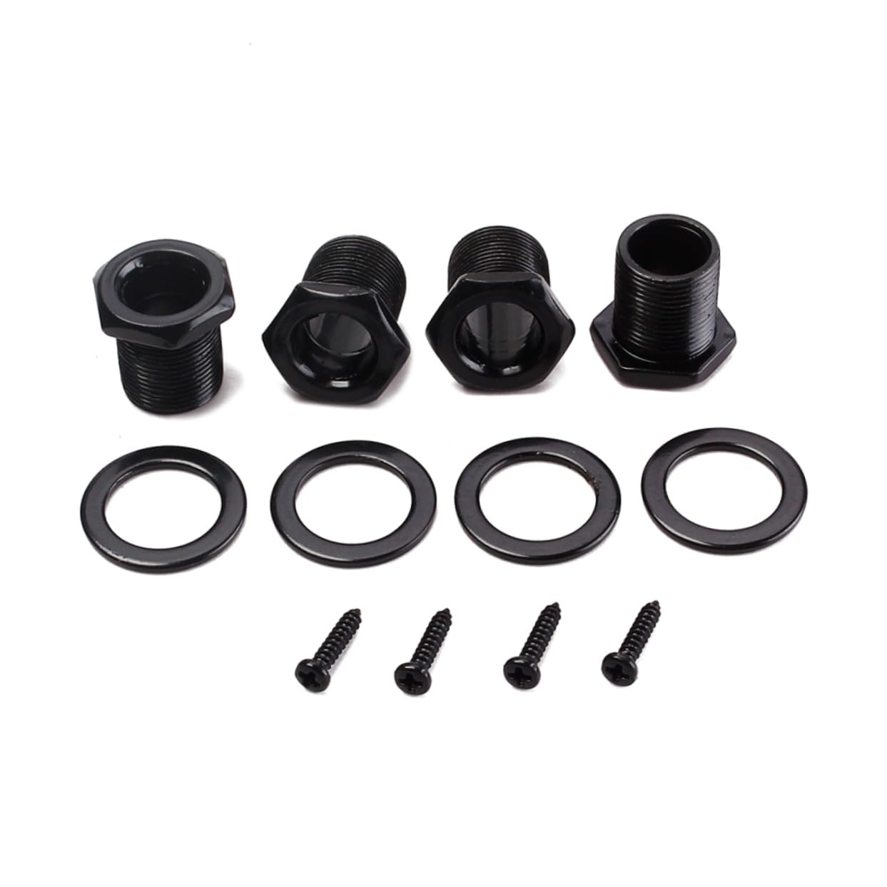 HANABASS Sealed Bass Tuners Complete Set of 4 Tuning Pegs Machine Heads for 4 String Bass