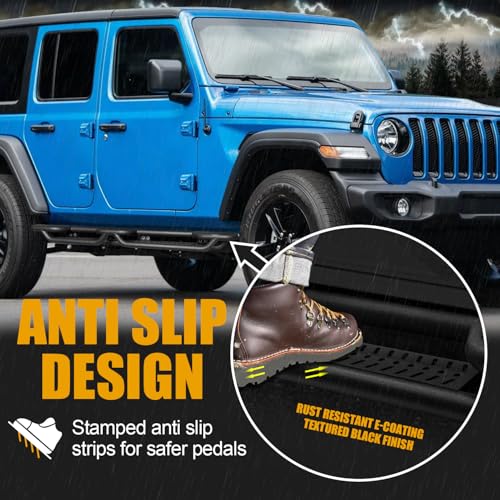 Estribos laterales Jeep Wrangler JL 2018-2025 GNG miniatura 4