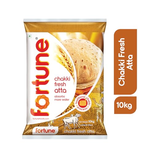Image of Fortune Chakki Fresh Atta, 10 kg, 100% Atta 0% Maida