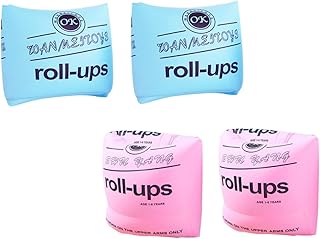 Garneck Braçadeira 2 Pares De Braço De Natação Círculo Carrinho De Flores Braçadeiras Mangas De Flutuação Anéis De Natação Anel De Natação Flutuador Anel De Natação Em Pvc Braçadeiras De