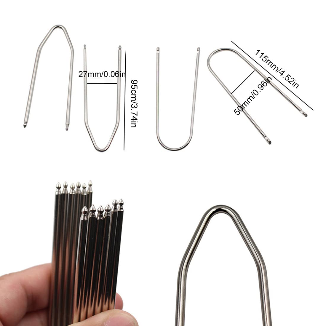 4 Pezzi Kit Estrazione Chiavette Smontaggio Autoradio Chiave per Sblocco dell’Autoradio Chiave Rimozione Stereo Kit Universale Chiavette per Rimozione Sblocco Smontaggio
