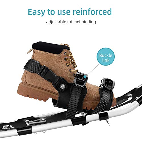 Alps All Terrian Snowshoes with Carrying Tote Bag, 25-Inch