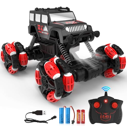 Eulogia 2.4GHz Remote Control Car, 360° Rotation RC Cars Monster Truck Toys, Suitable for 5+ Years...