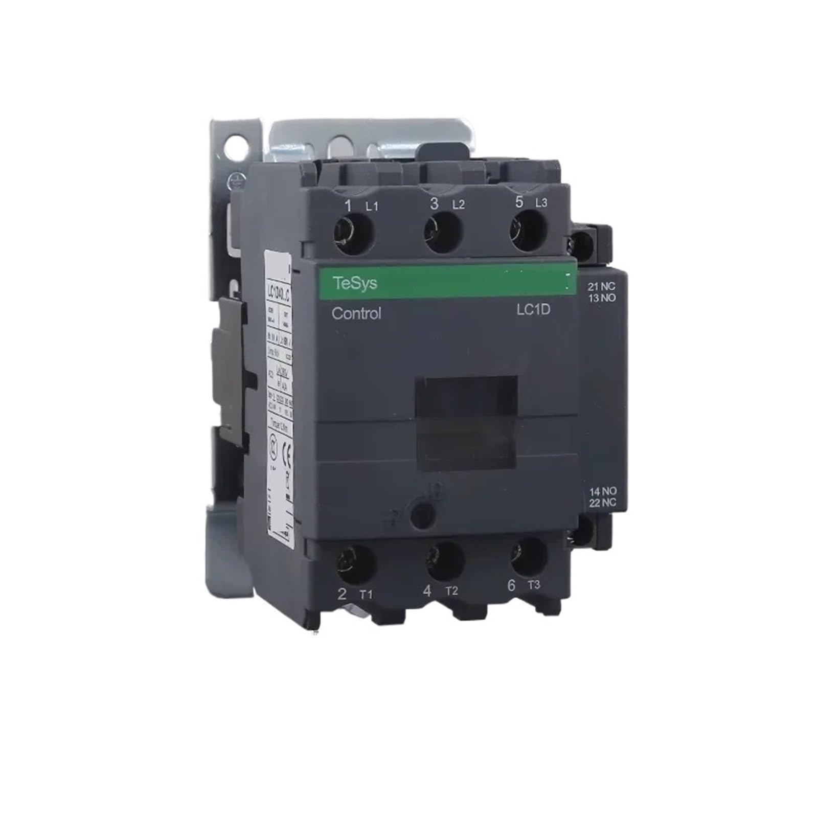 WQGQPXOB AC contactor LC1D40 Black Version Three-Pole LC1D50 LC1D65 LC1D80 LC1D95 B7C F7C Q7C M7C 110V 220V 380V(110v,AC LC1D40A)