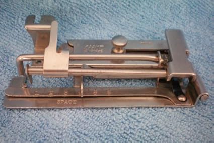 Greist Sewing Machine Attachment Part -- Tucker